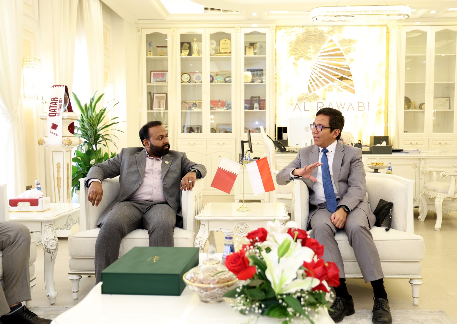 Diplomatic Meeting with Qatar and Indonesia